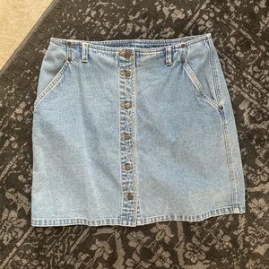 Vintage Liz Claiborne Denim Skirt size Large